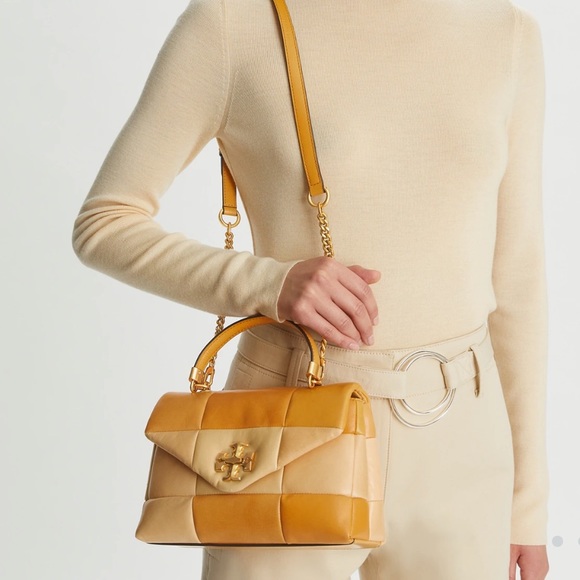 🔥NeW! $749 Tory Burch Kira Patchwork Satchel - Picture 5 of 17